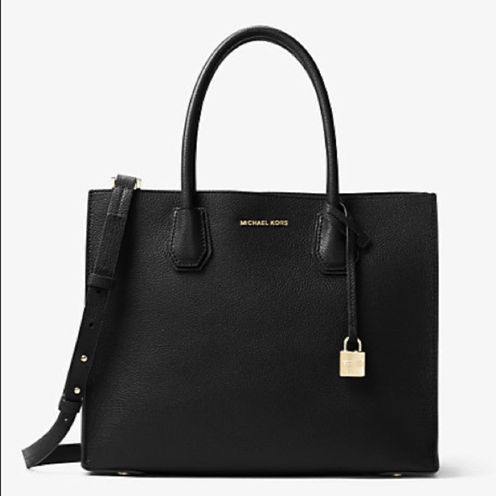 COPY - Michael Kors Mercer Large Black Accordion Tote